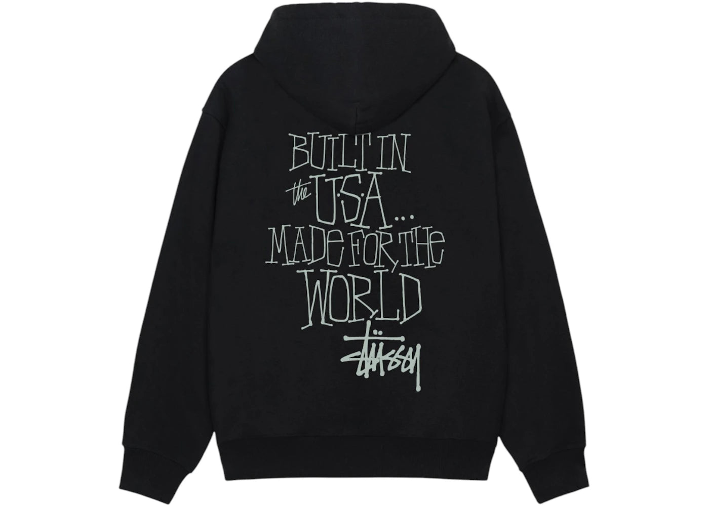 Stussy Built In USA Hoodie Black