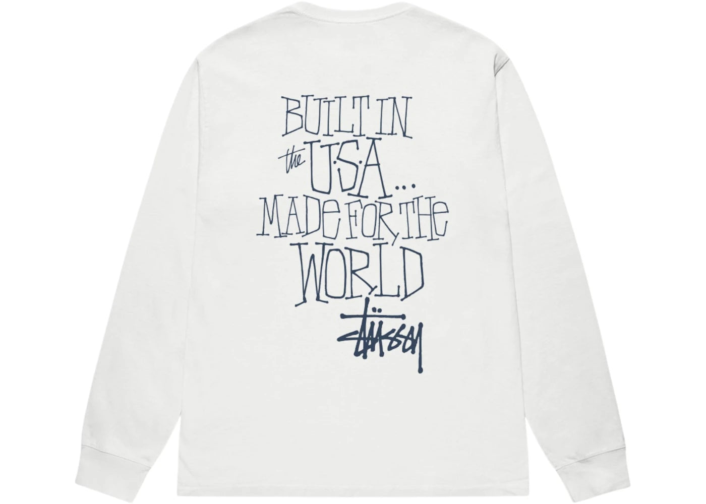 Stussy Built In USA Pigment Dyed Ls Tee Natural
