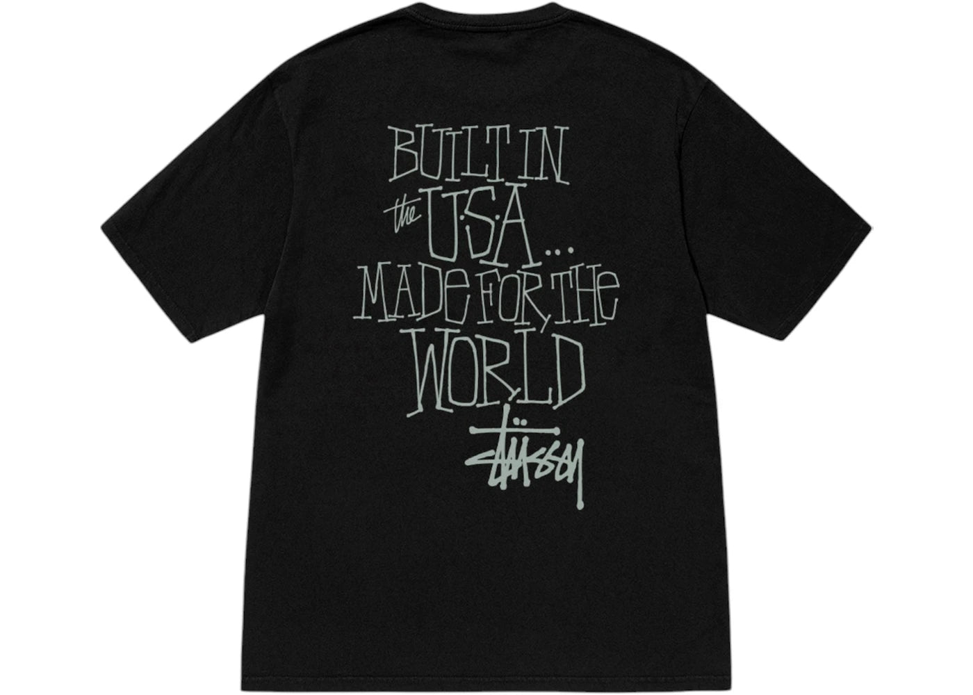Stussy Built In USA Pigment Dyed Tee Black