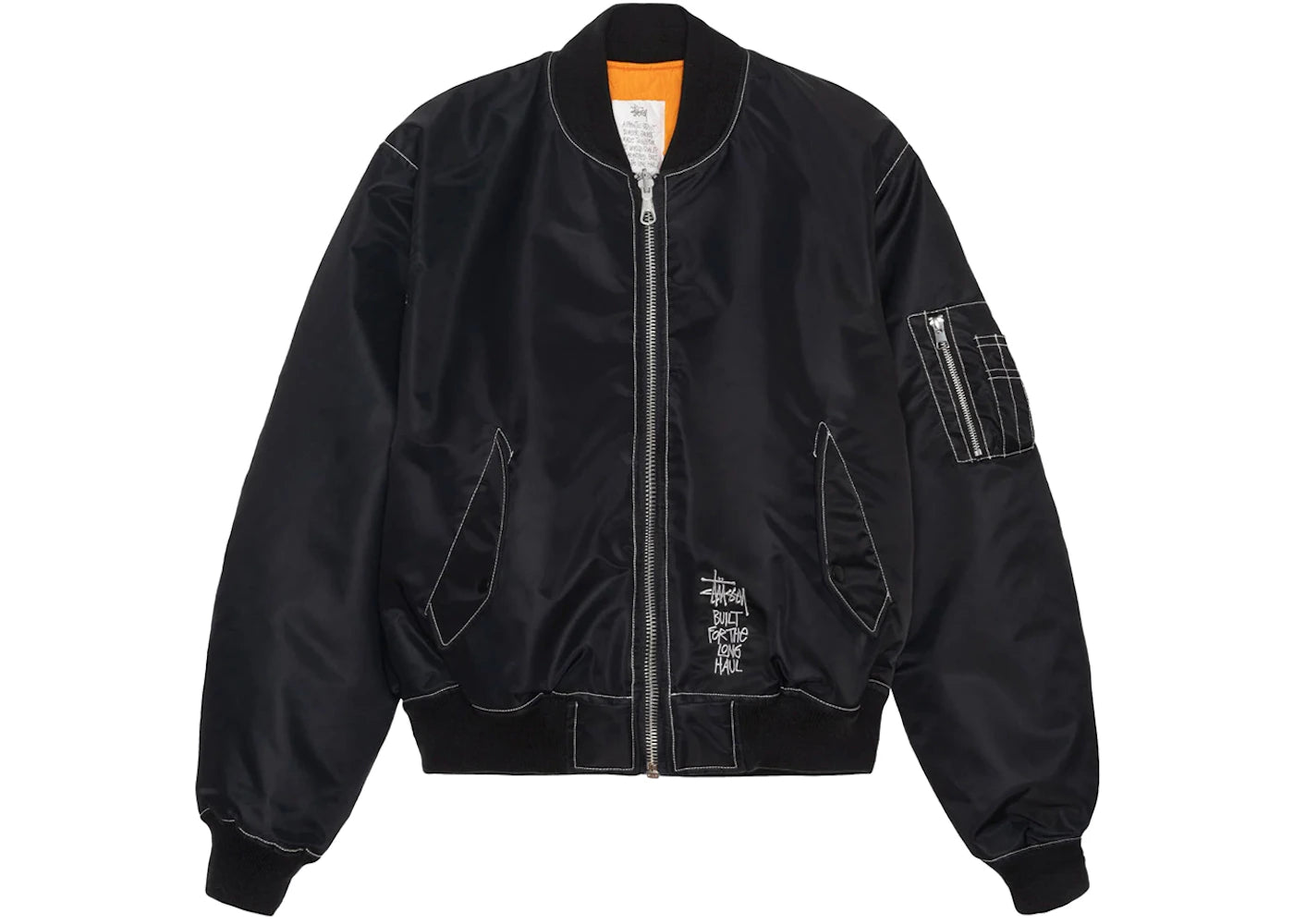 Stussy Built Reversible Bomber Jacket Black