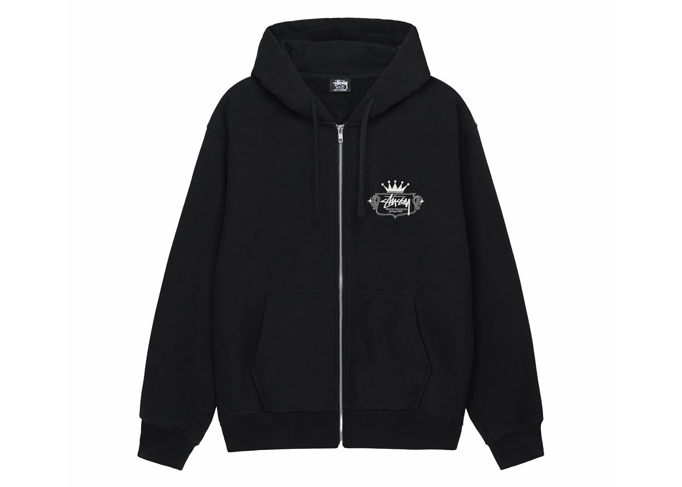 Stussy Built To Last Zip Hoodie Black