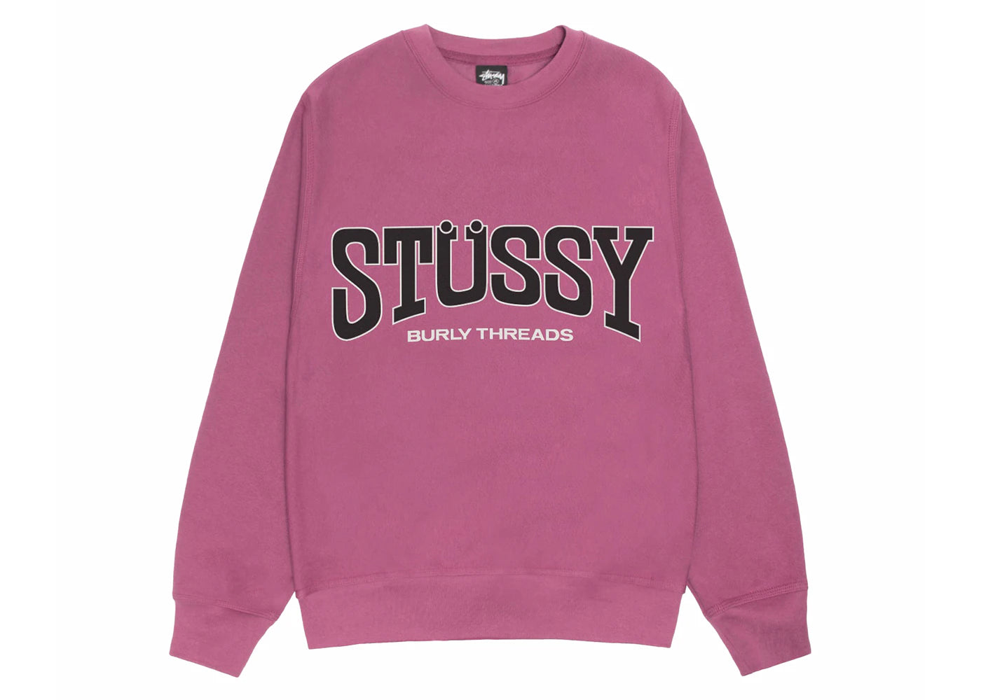 Stussy Burly Threads Crew Berry