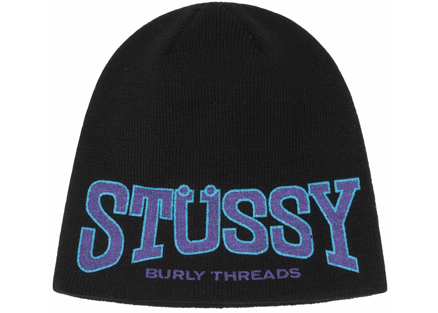 Stussy Burly Threads Skullcap Black