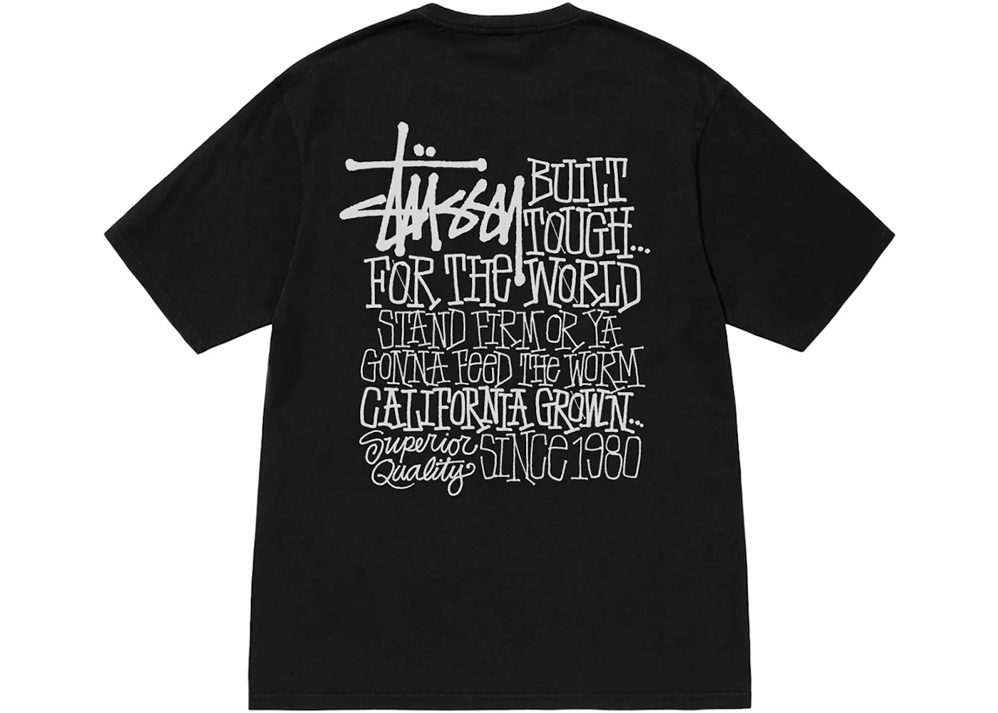 Stussy California Grown Pigment Dyed Tee Black