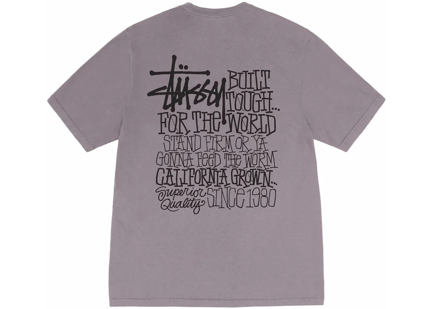 Stussy California Grown Pigment Dyed Tee Shark