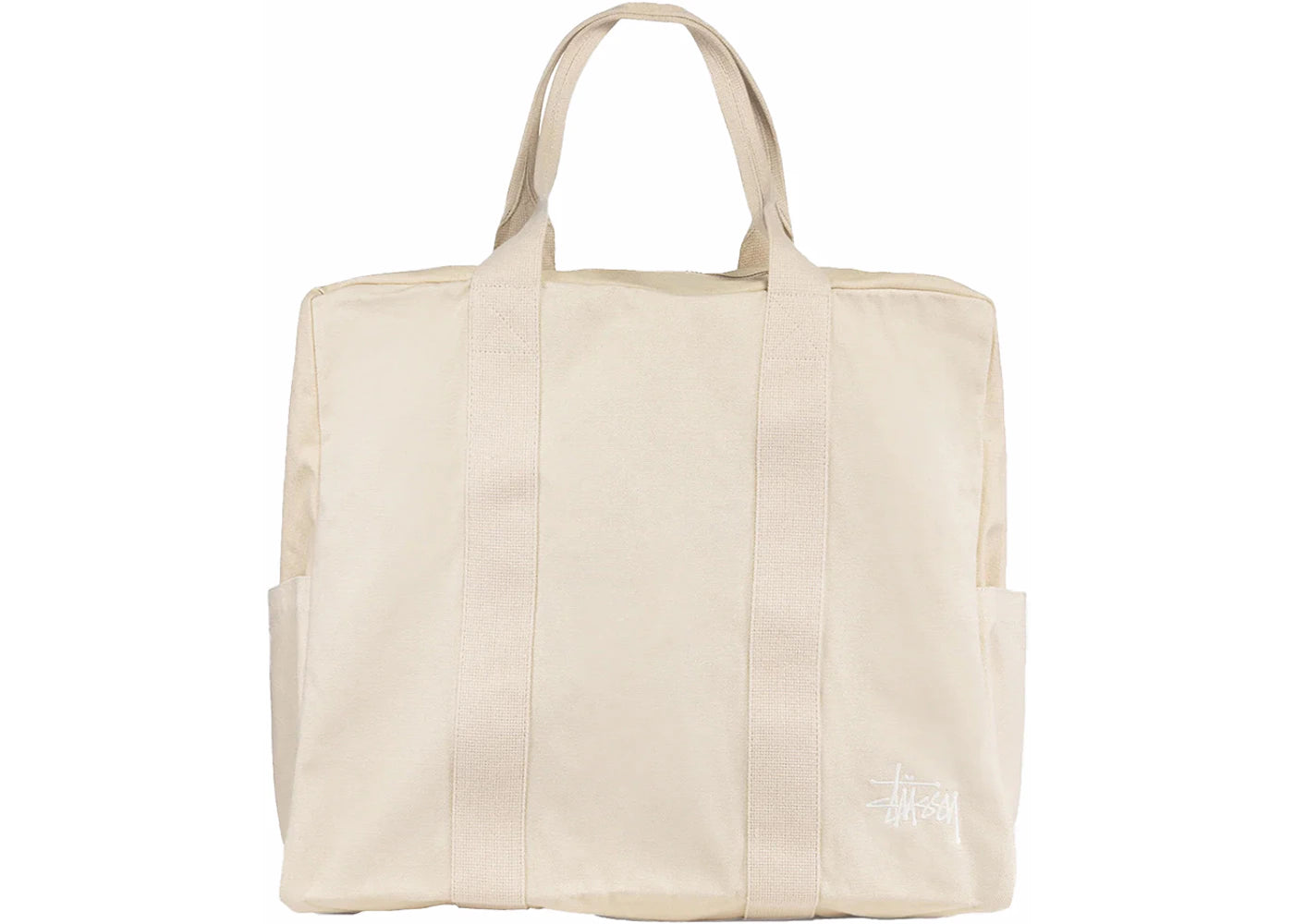 Stussy Canvas Flight Bag Natural