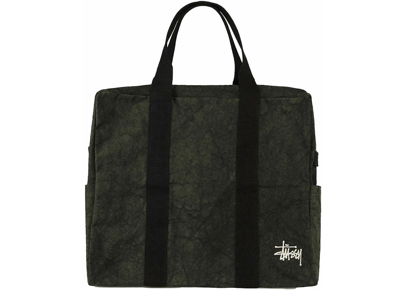 Stussy Canvas Flight Bag Washed Black