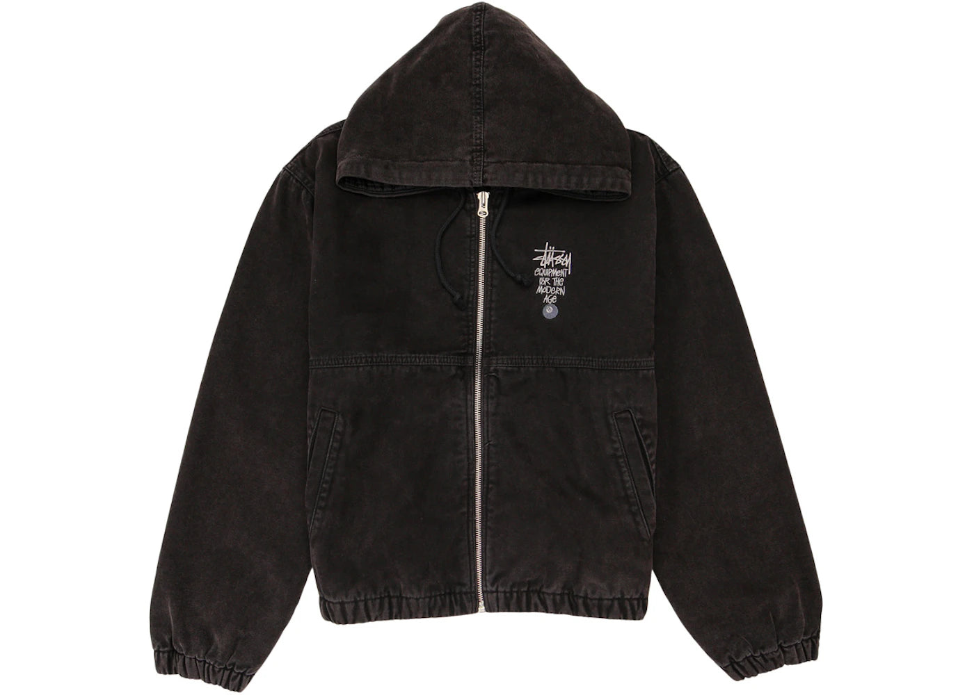 Stussy Canvas Insulated Work Jacket Black