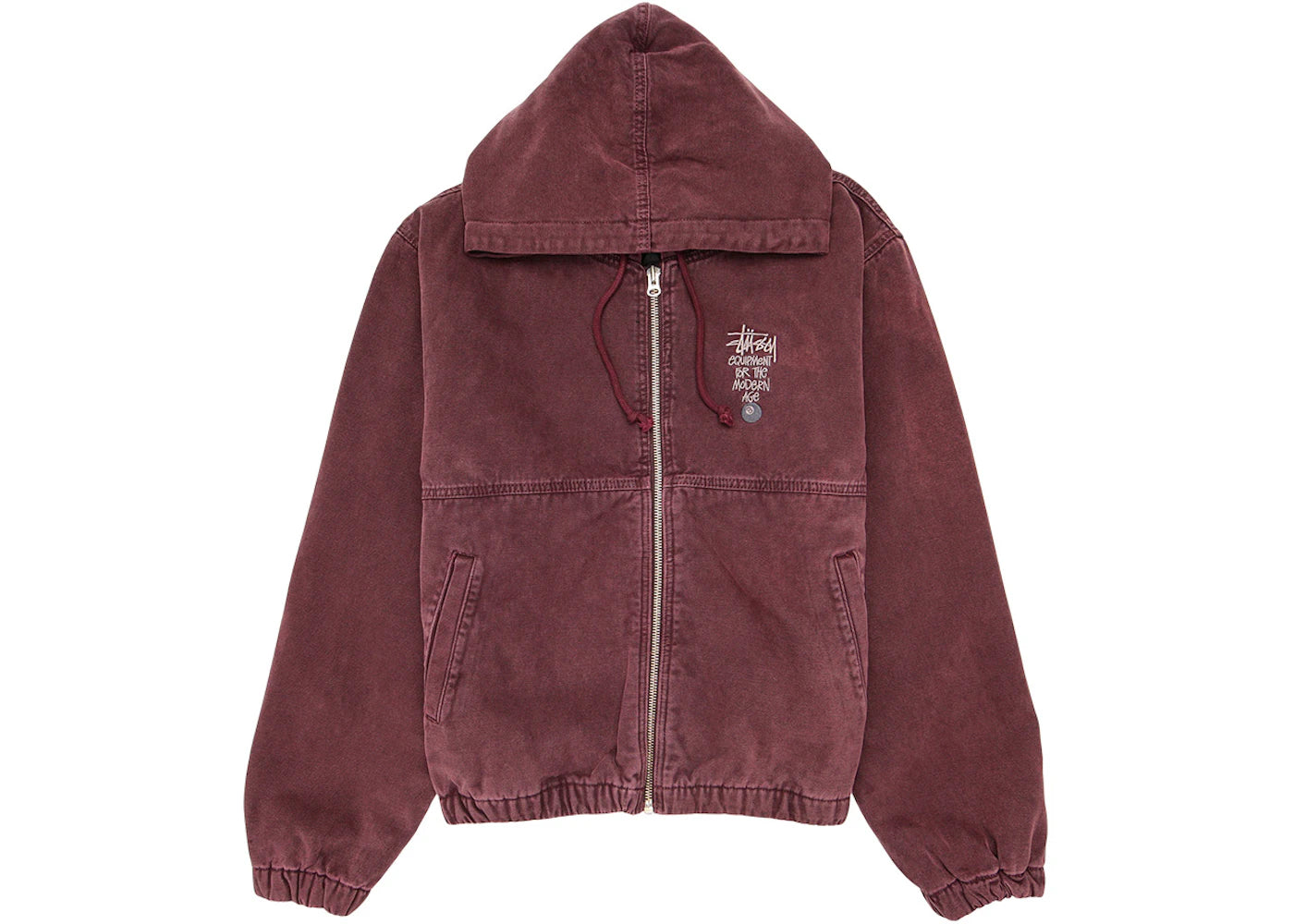 Stussy Canvas Insulated Work Jacket Purple
