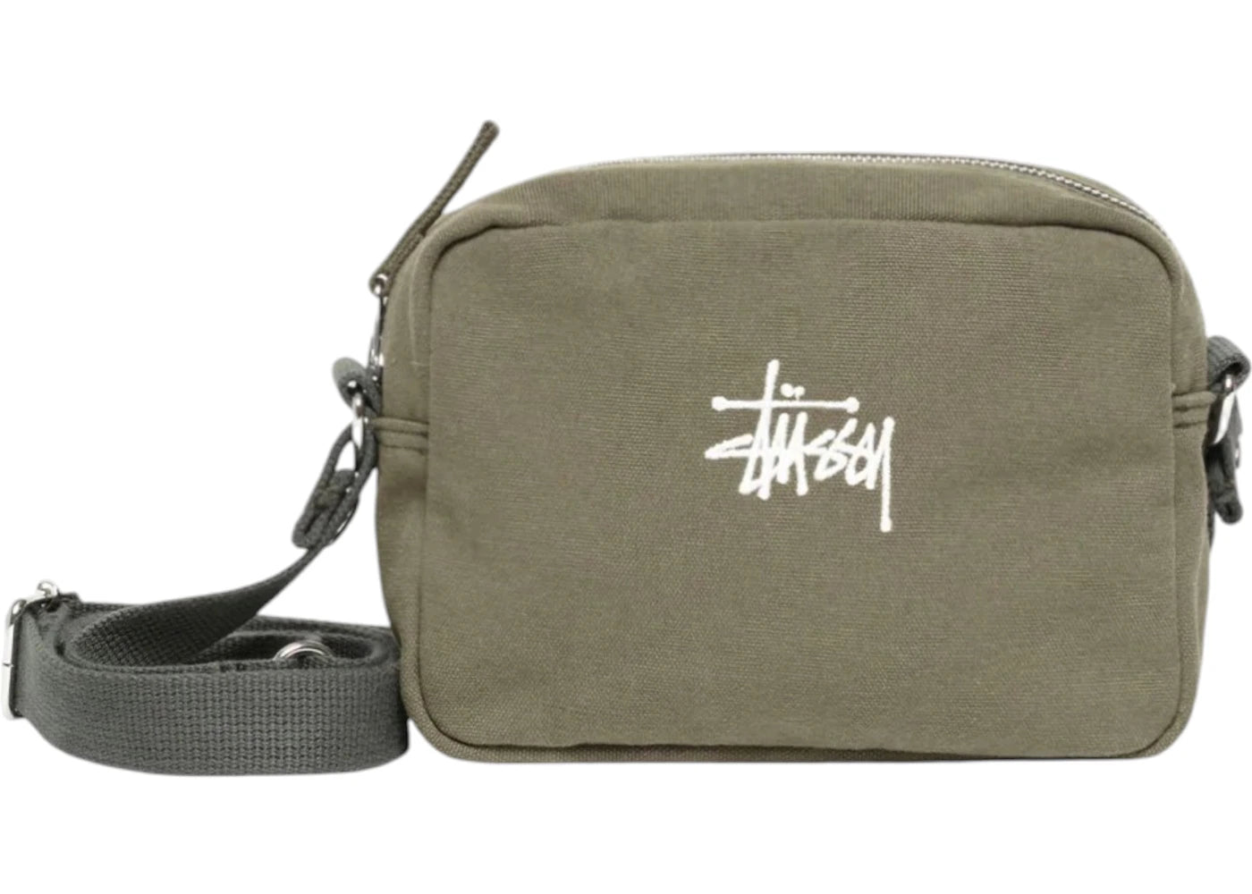 Stussy Canvas Pouch Green