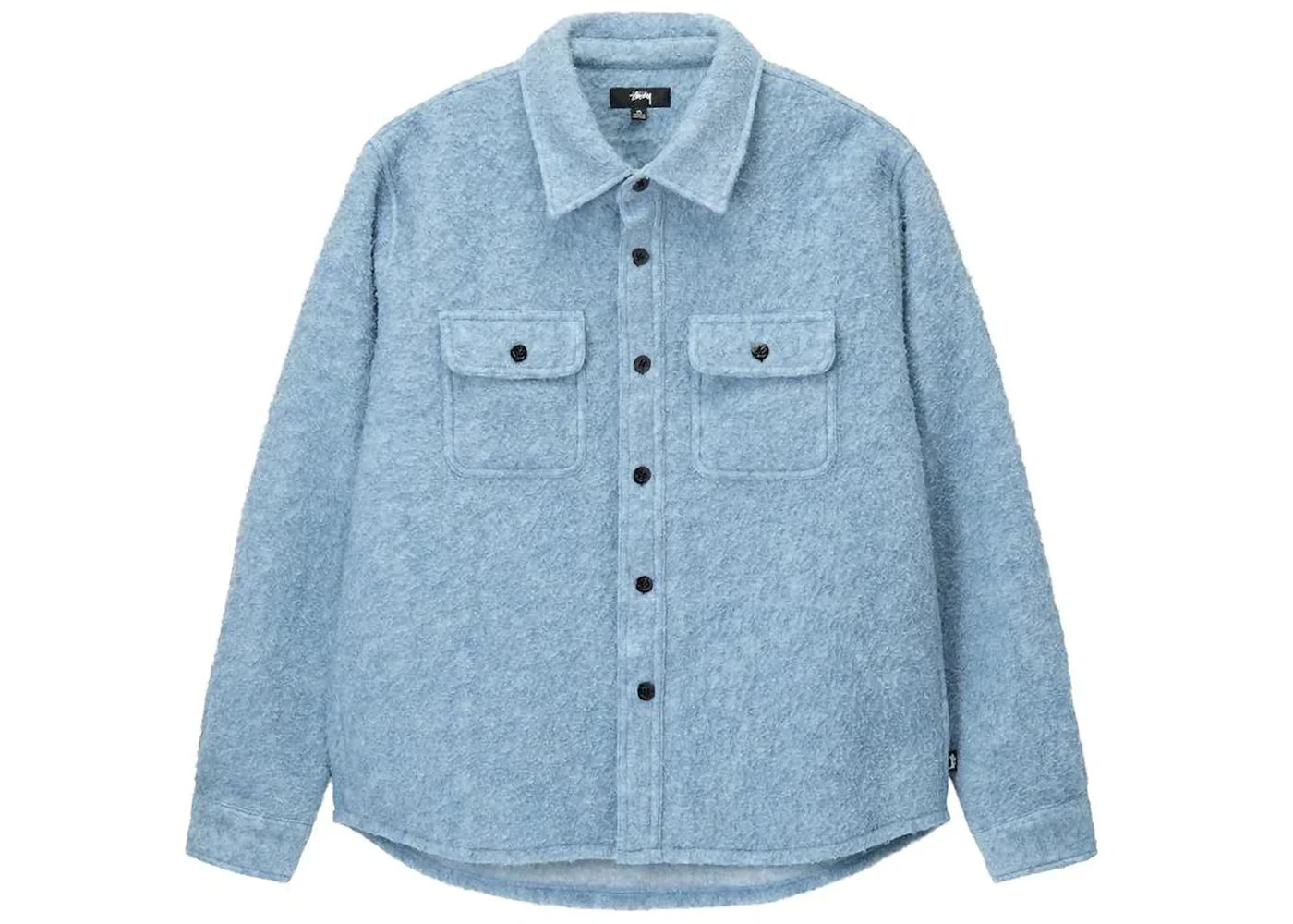 Stussy Casentino Wool CPO Shirt Light Blue