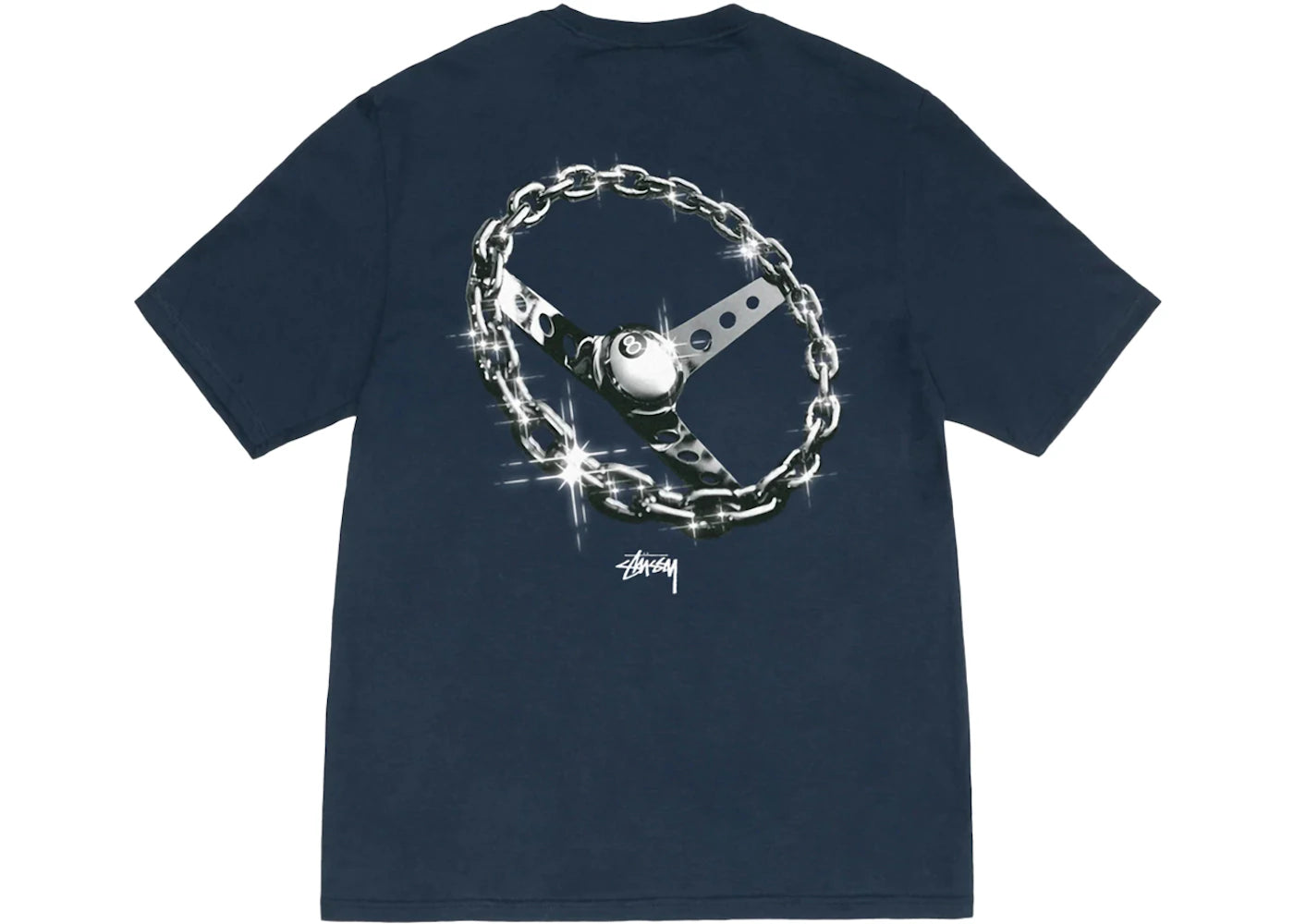 Stussy Chain-Link T-shirt Navy