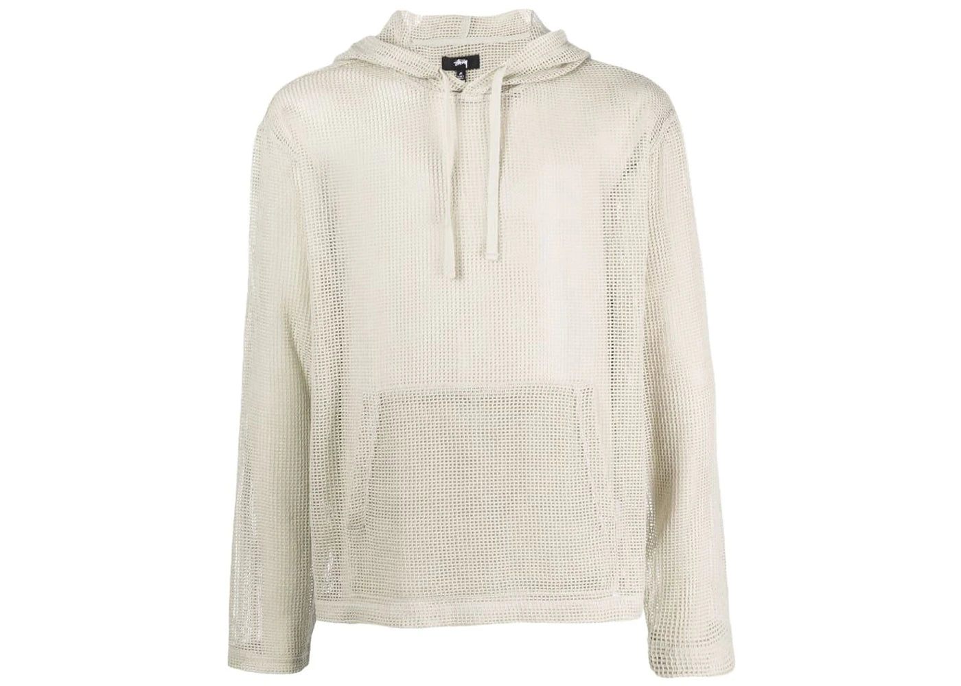 Stussy Cotton Mesh Hoodie Bone