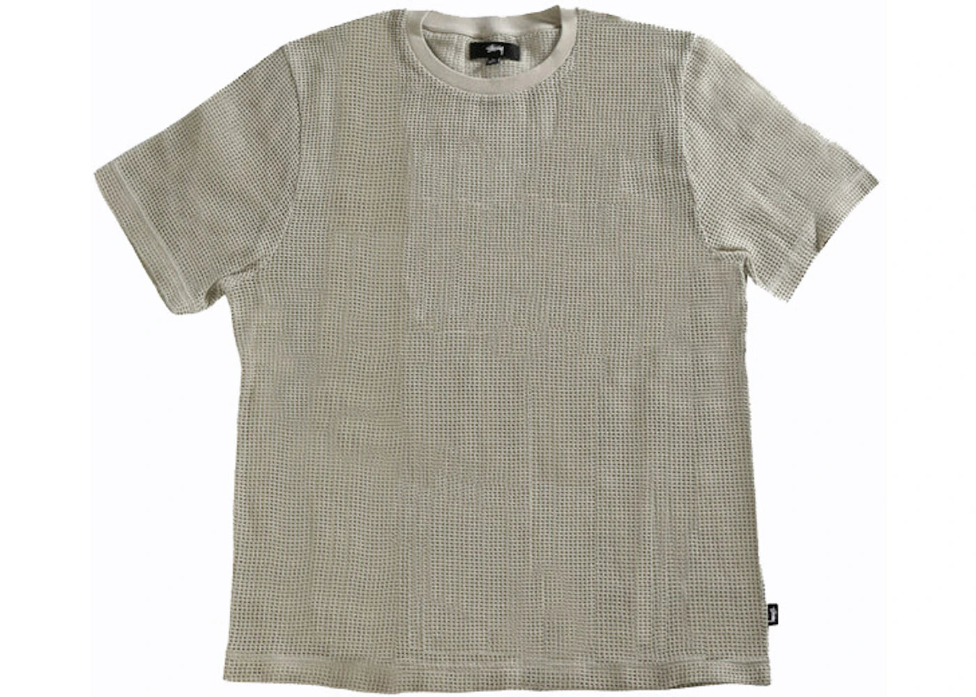 Stussy Cotton Mesh SS Crew Bone