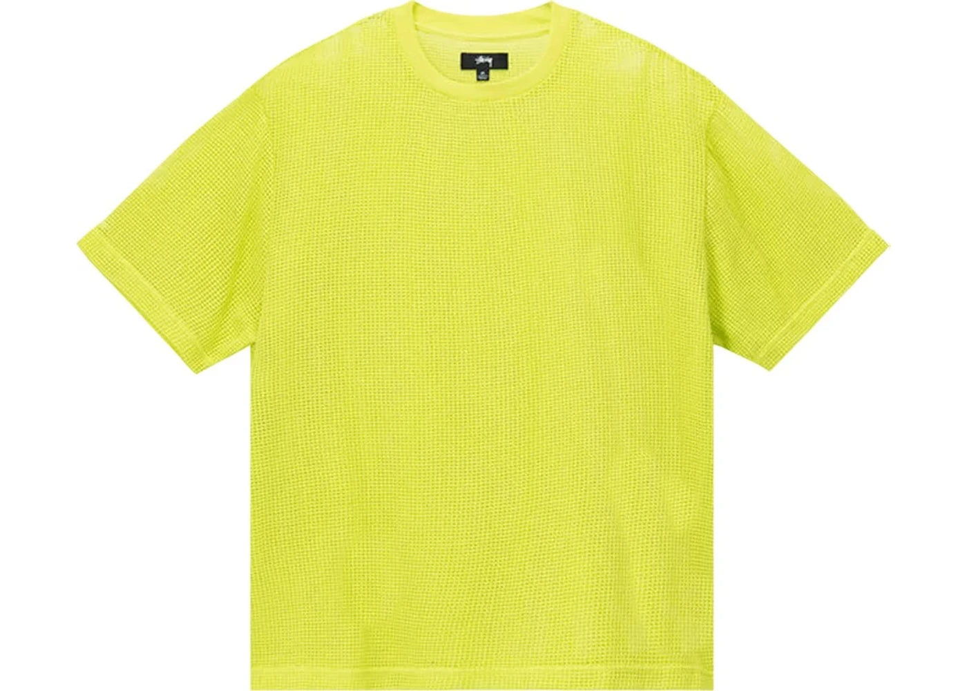 Stussy Cotton Mesh SS Crew Lime