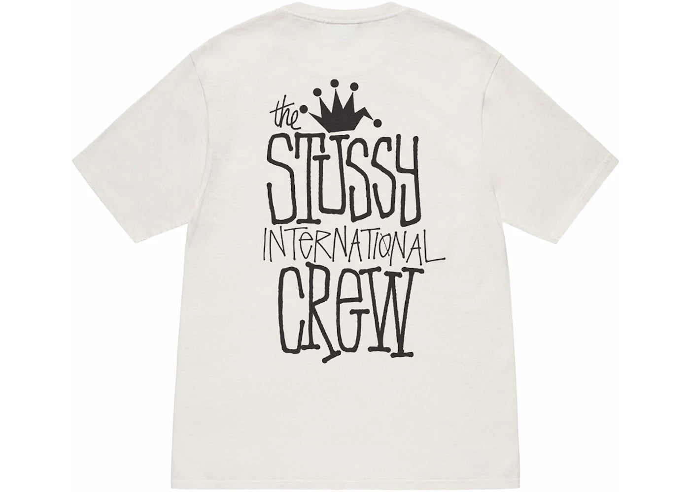 Stussy Crown International Pigment Dyed Tee Natural