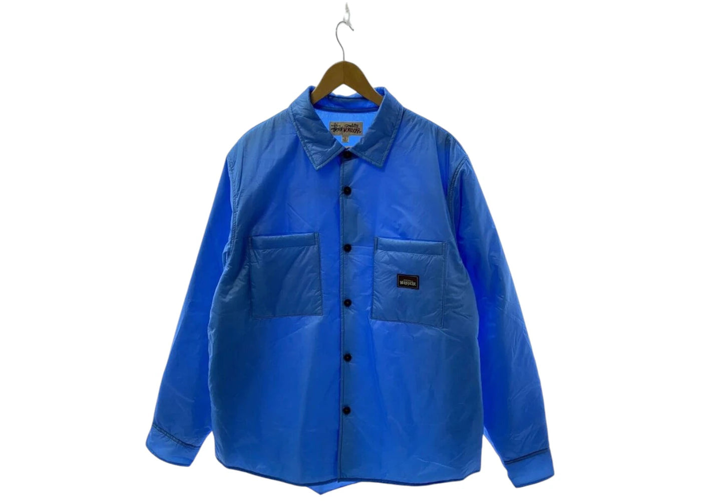 Stussy Fatigue Overshirt Nylon Jacket Blue