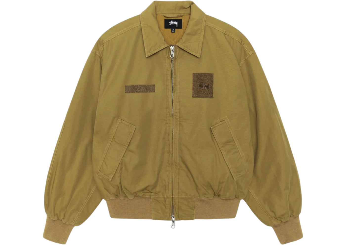 Stussy Flight Bomber Jacket Golden Olive