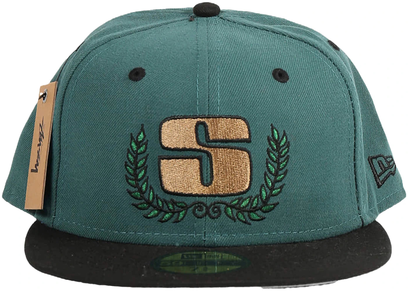 Stussy x New Era Leafs 59Fifty Fitted Cap Dark Green