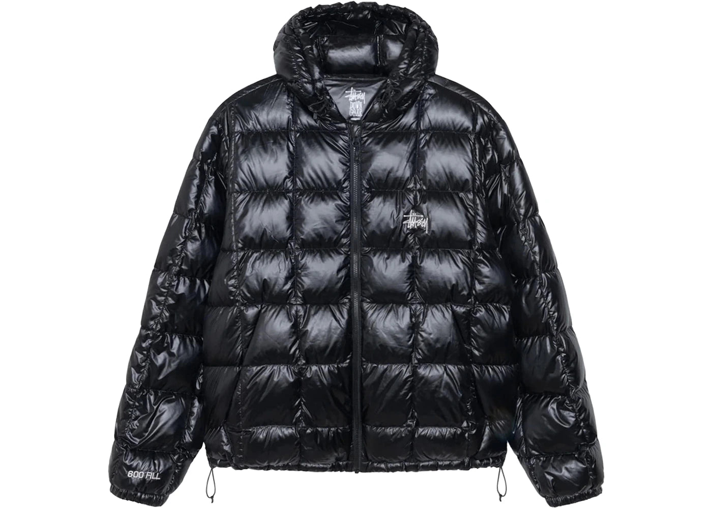 Stussy Midweight Hooded Puffer Black
