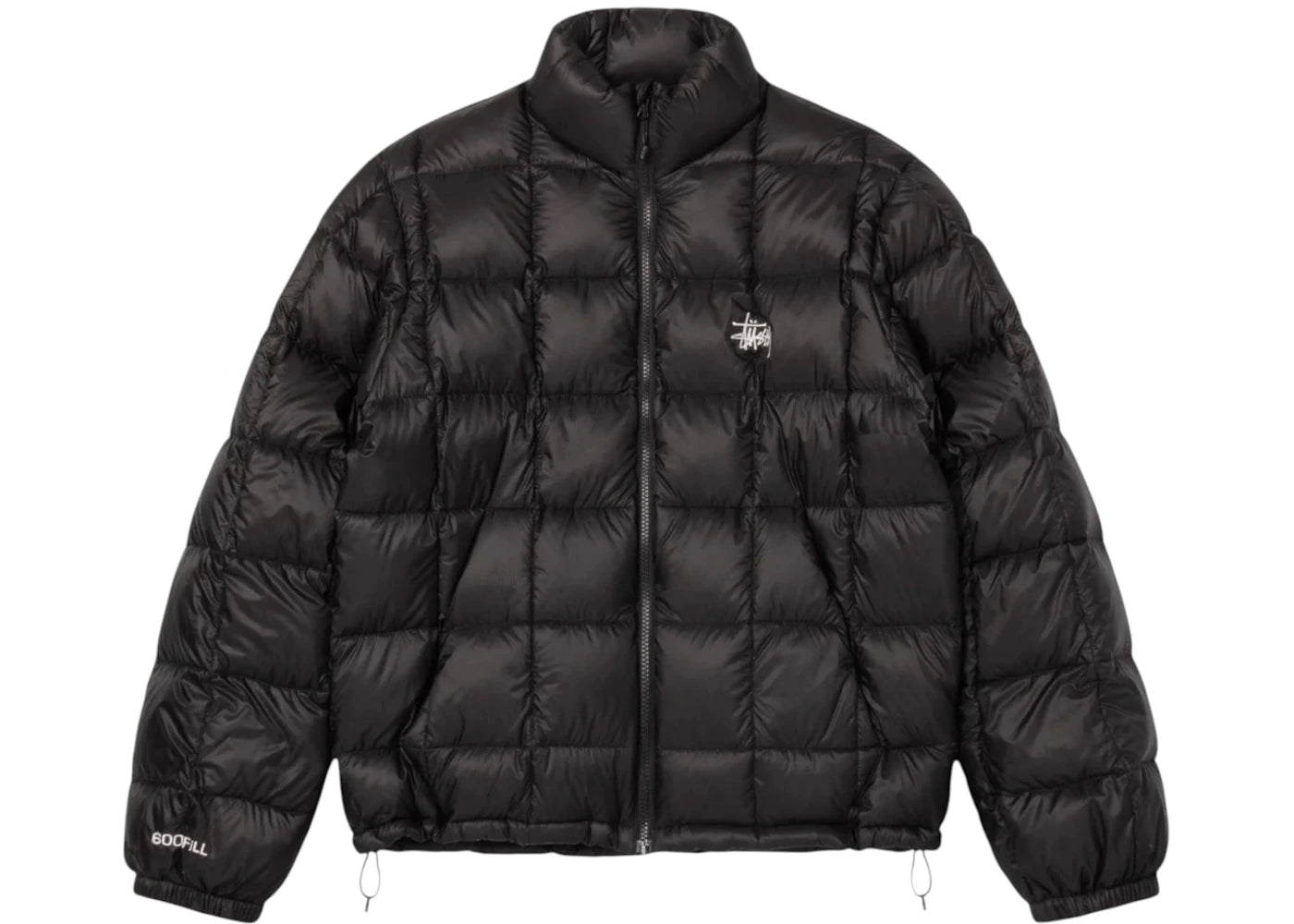 Stussy Midweight Puffer Jacket Black Classic Fit