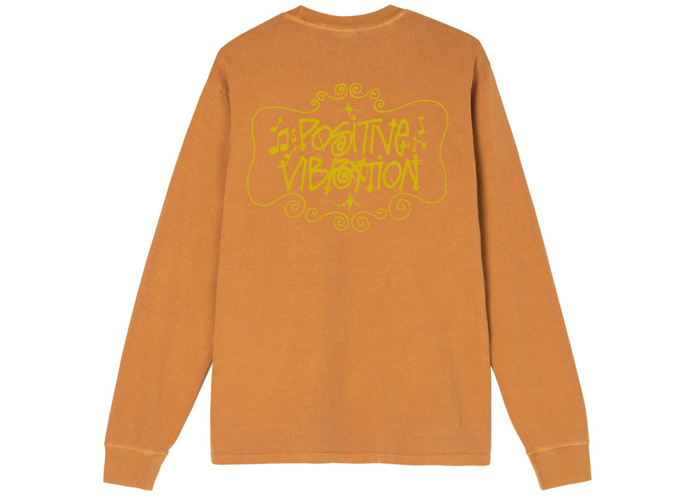 Stussy Positive Vibration Pigment Dyed L/S T-shirt Copper