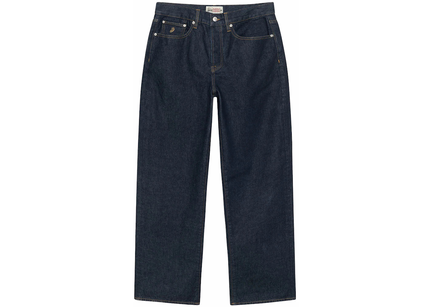 Stussy Relaxed Denim Jean Rinsed Indigo