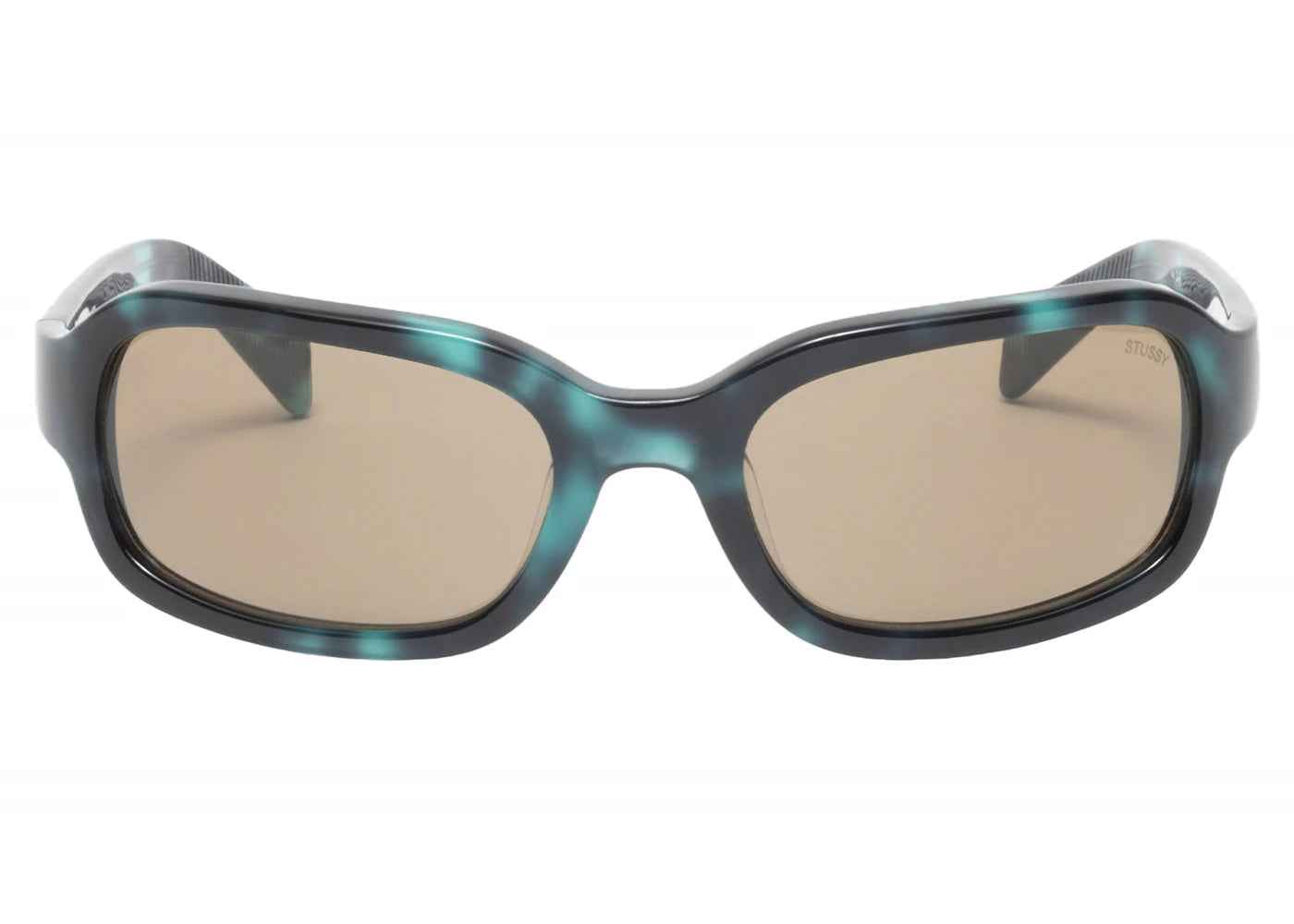 Stussy Rome Sunglasses Green Tortoise/Olive Lens