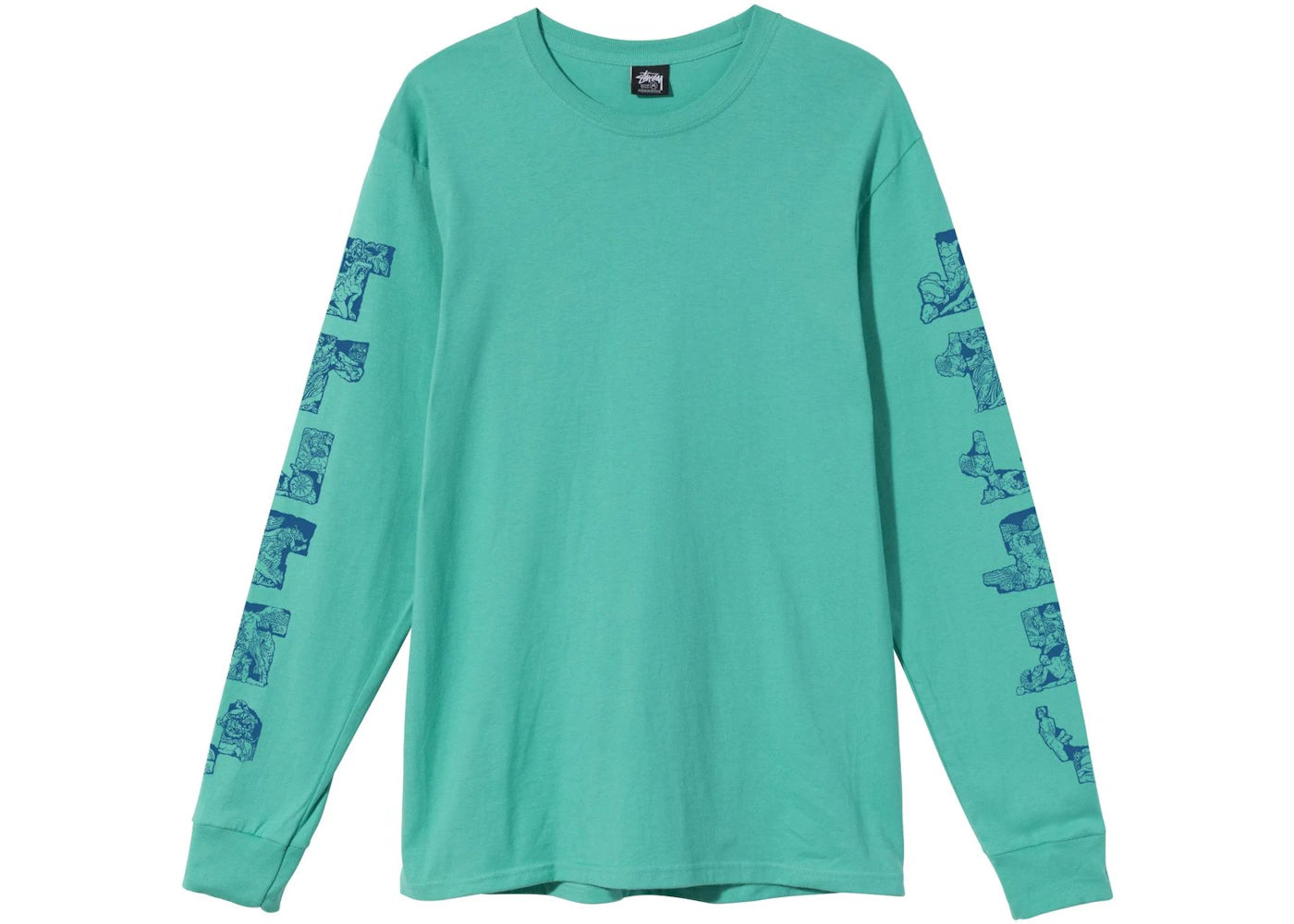 Stussy Sculptures L/S T-shirt Green