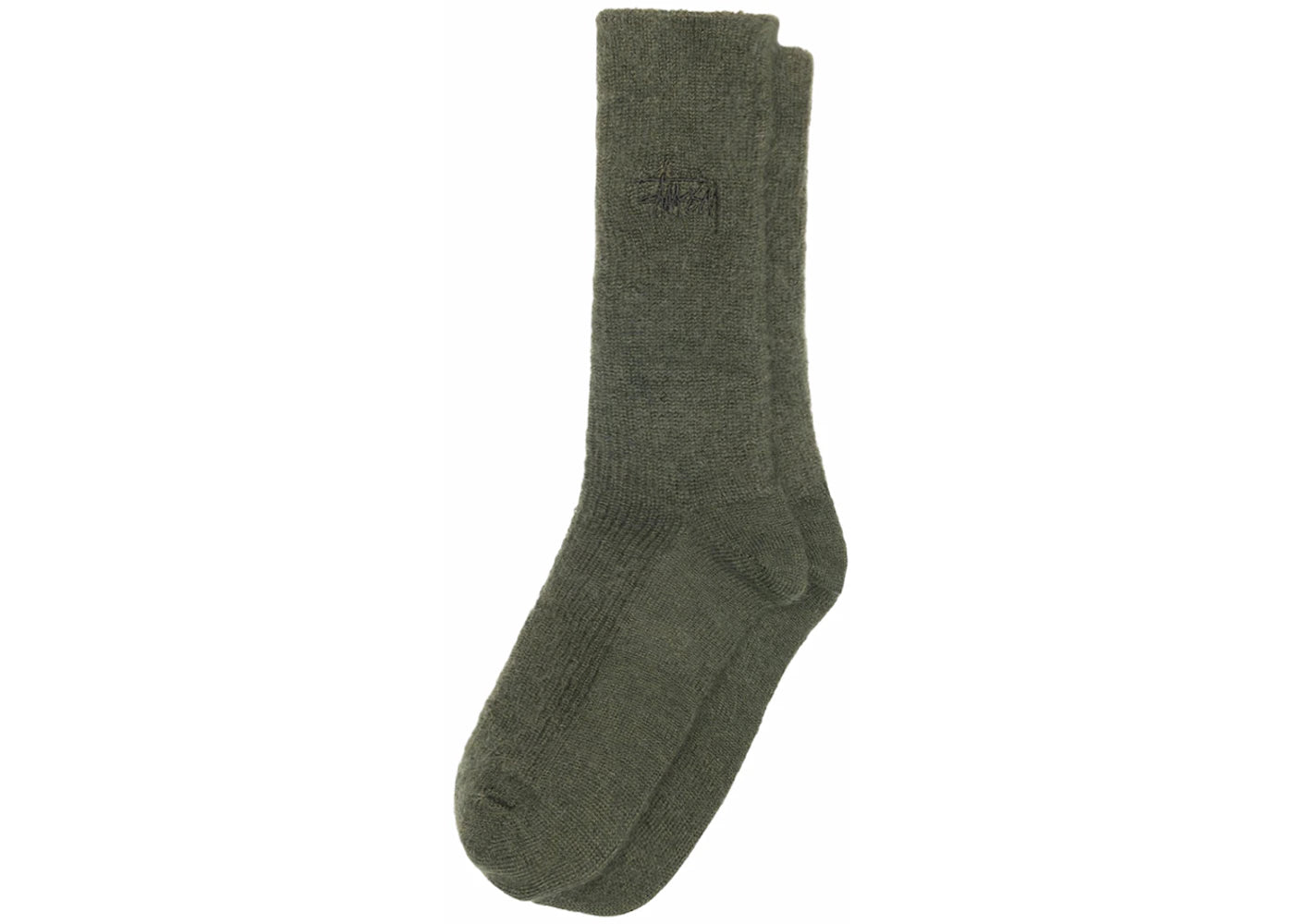 Stussy Shaggy Mohair Sock Forest