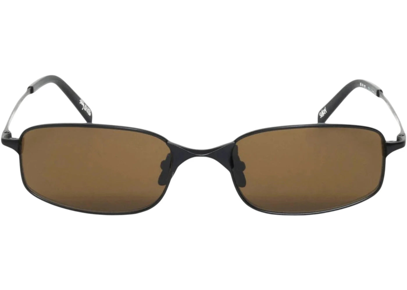 Stussy Simon Sunglasses Matte Black/Brown Lens