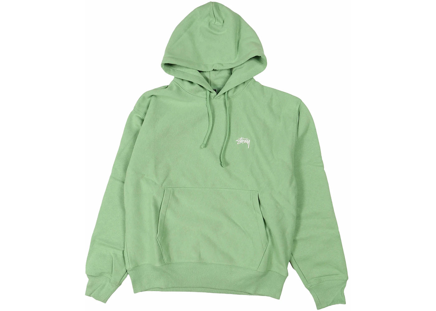 Stussy Stock Logo Hoodie Zephyr Green