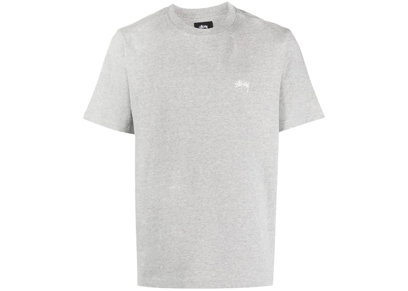 Stussy Stock Logo S/S Tee Grey