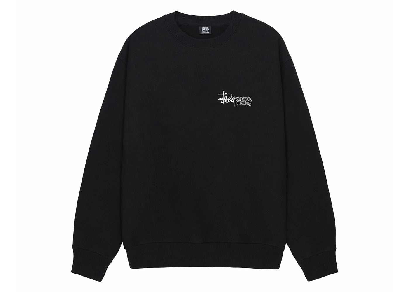 Stussy Superior Quality Crew Black