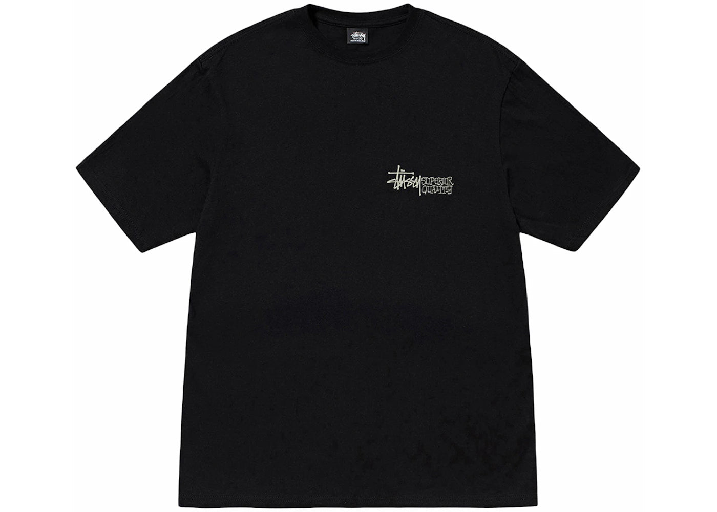 Stussy Superior Quality Pigment Dyed Tee Black