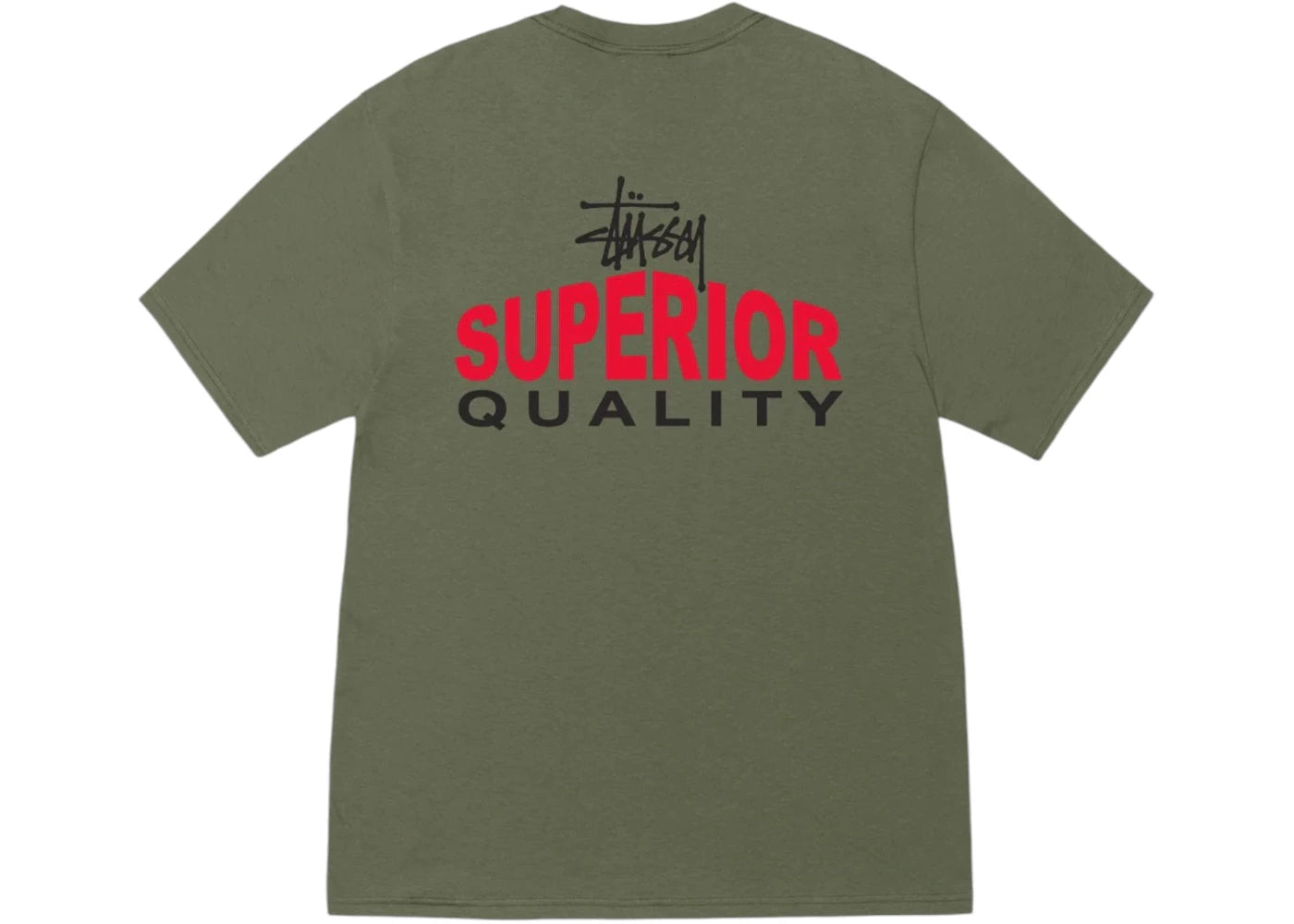 Stussy Superior Quality Tee Olive