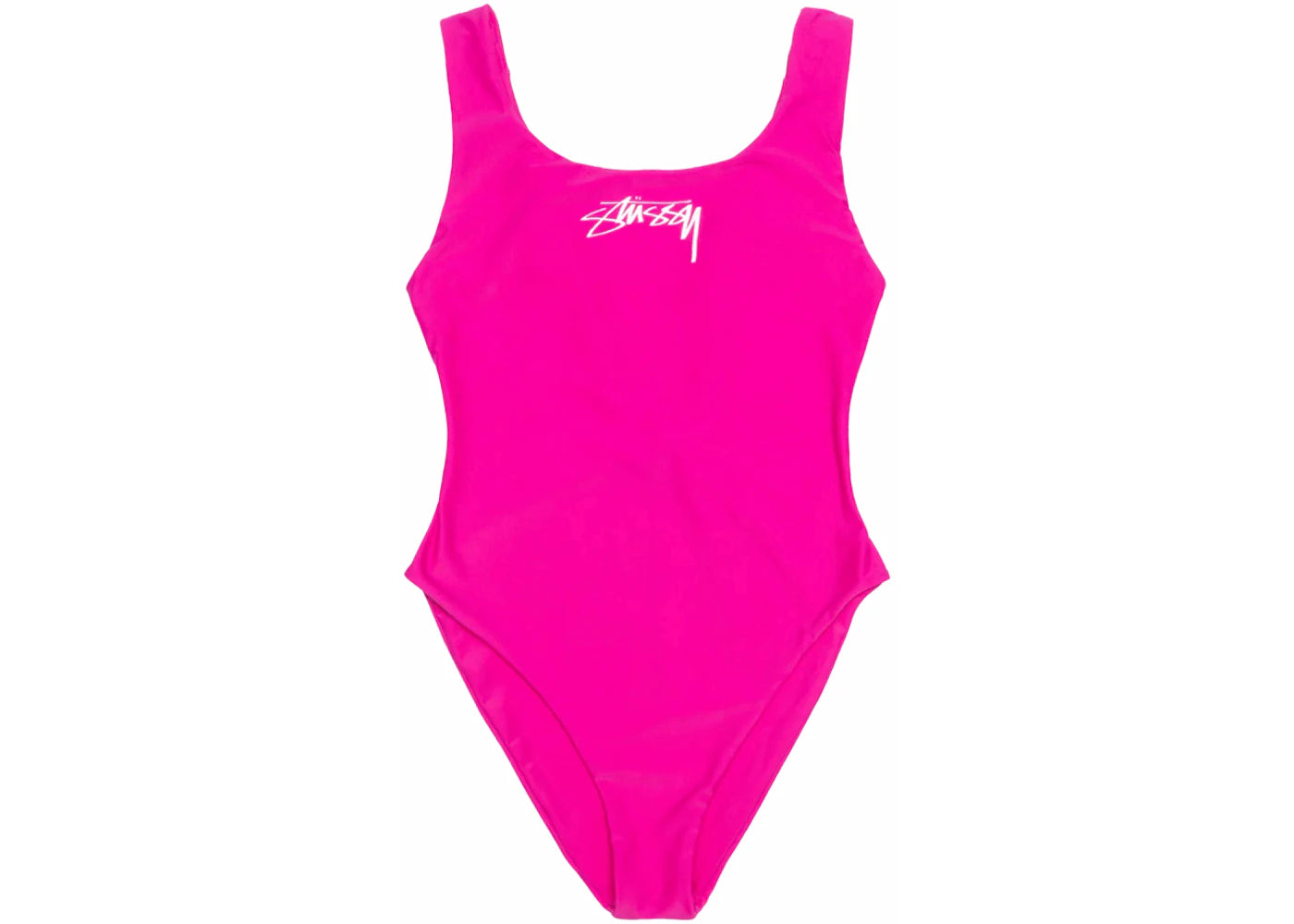 Stussy Surf Stock One Piece Swimsuit Magenta