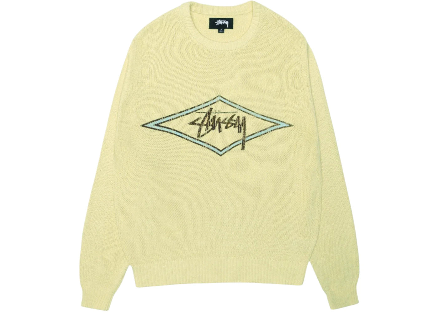 Stussy Surf Team Sweater Faded Lime
