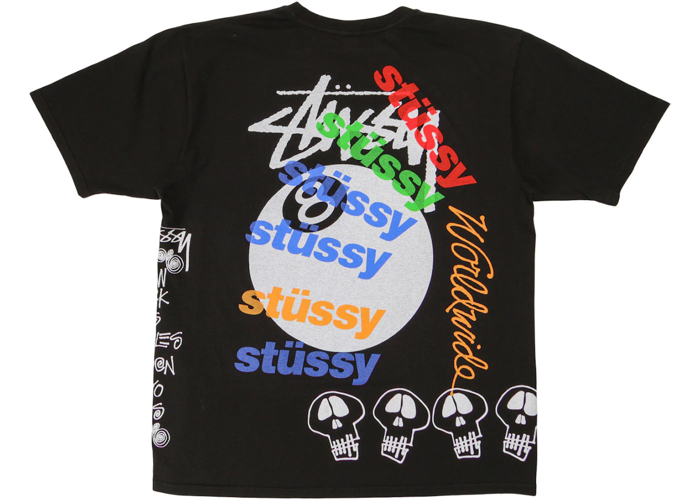 Stussy Test Strike Pigment Dyed Tee Black