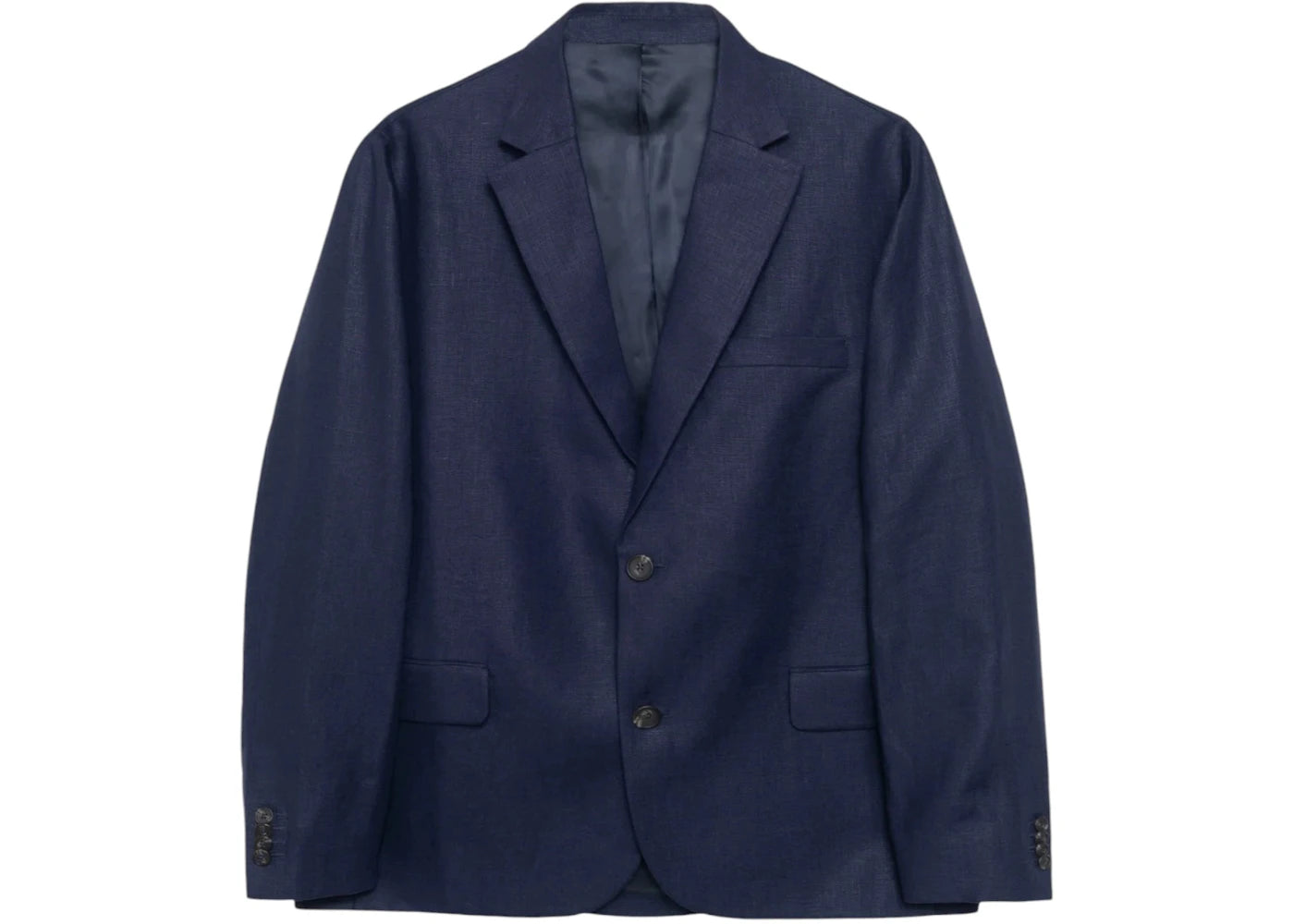 Stussy Textured Linen Blazer Navy