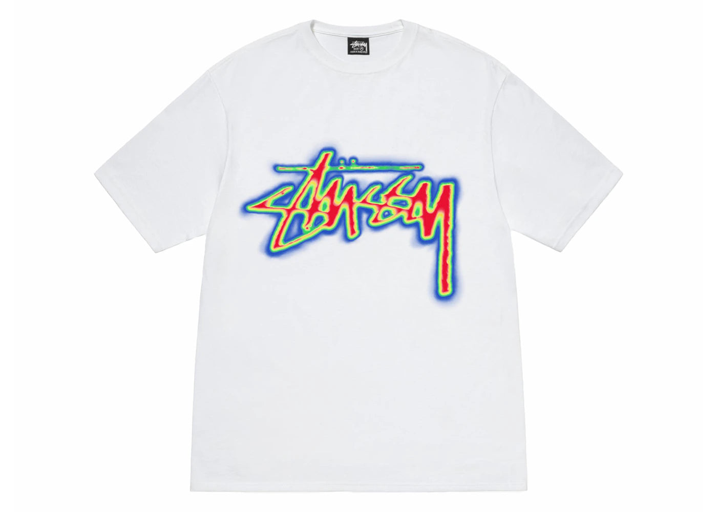 Stussy Thermal Stock Tee White
