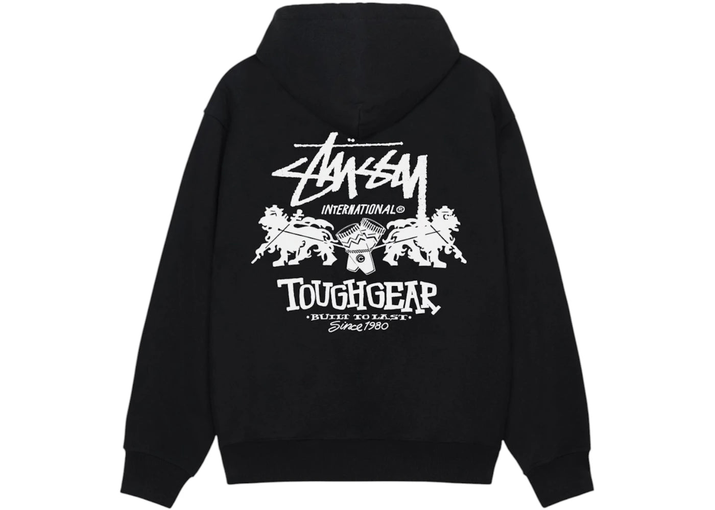 Stussy Tough Gear International Hoodie Black