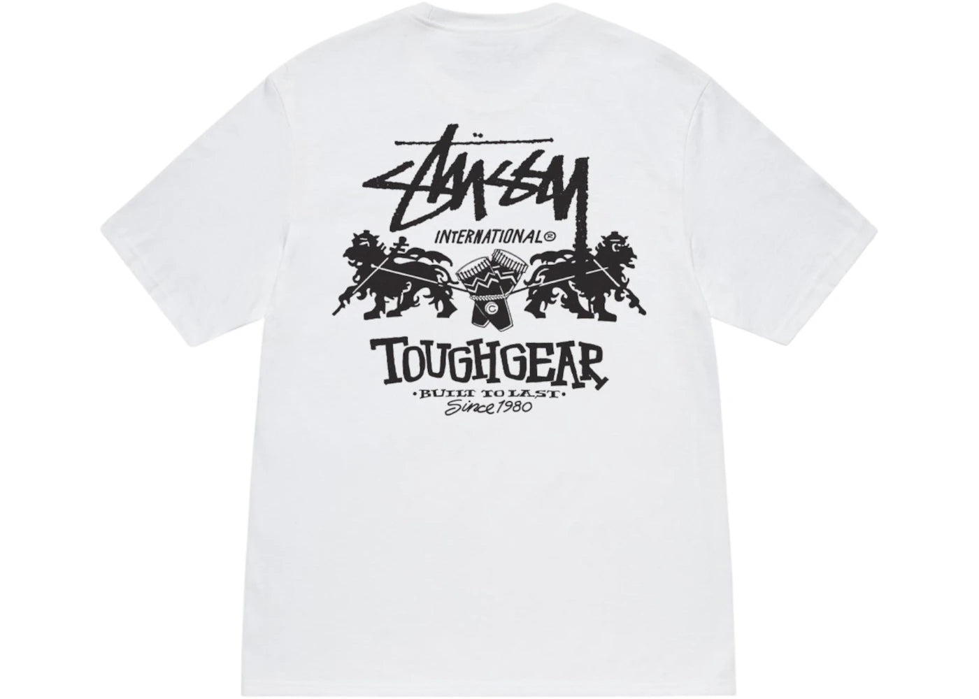 Stussy Tough Gear International Tee White