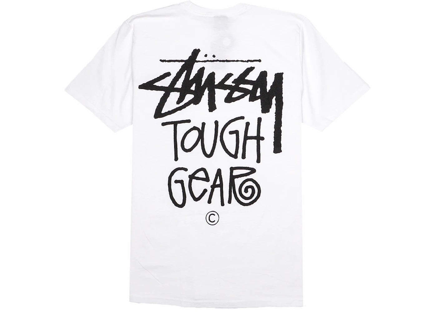 Stussy Tough Gear Tee White