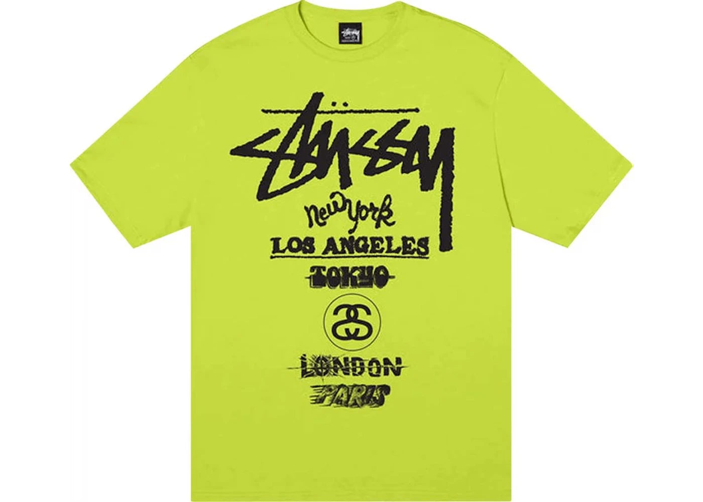 Stussy Tour T-shirt Keylime