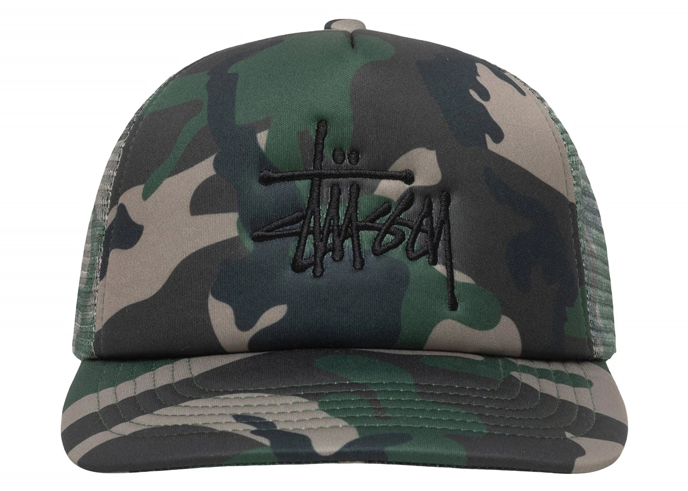 Stussy Trucker Big Basic Snapback Camo