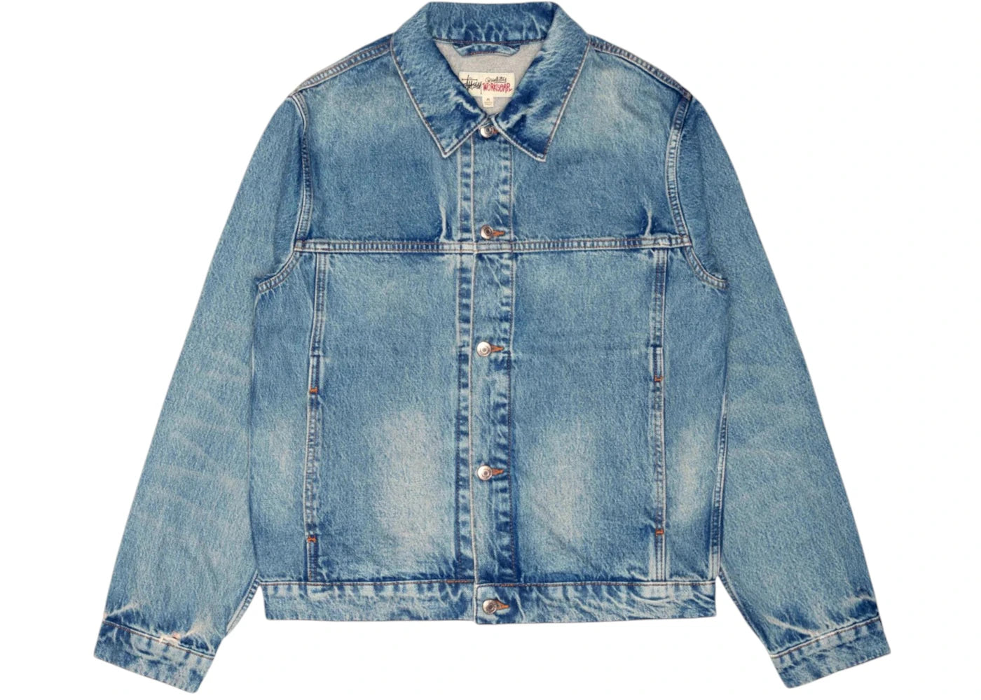 Stussy Trucker Denim Jacket Weekend Wash