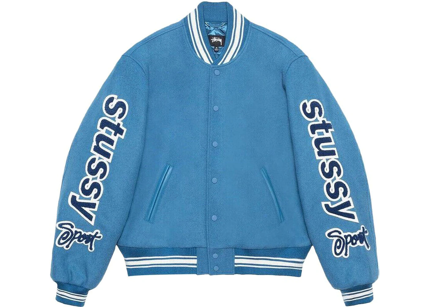 Stussy Varsity Competition Jacket Blue
