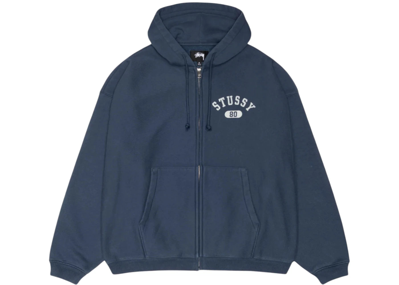 Stussy Varsity Zip Hoodie Navy
