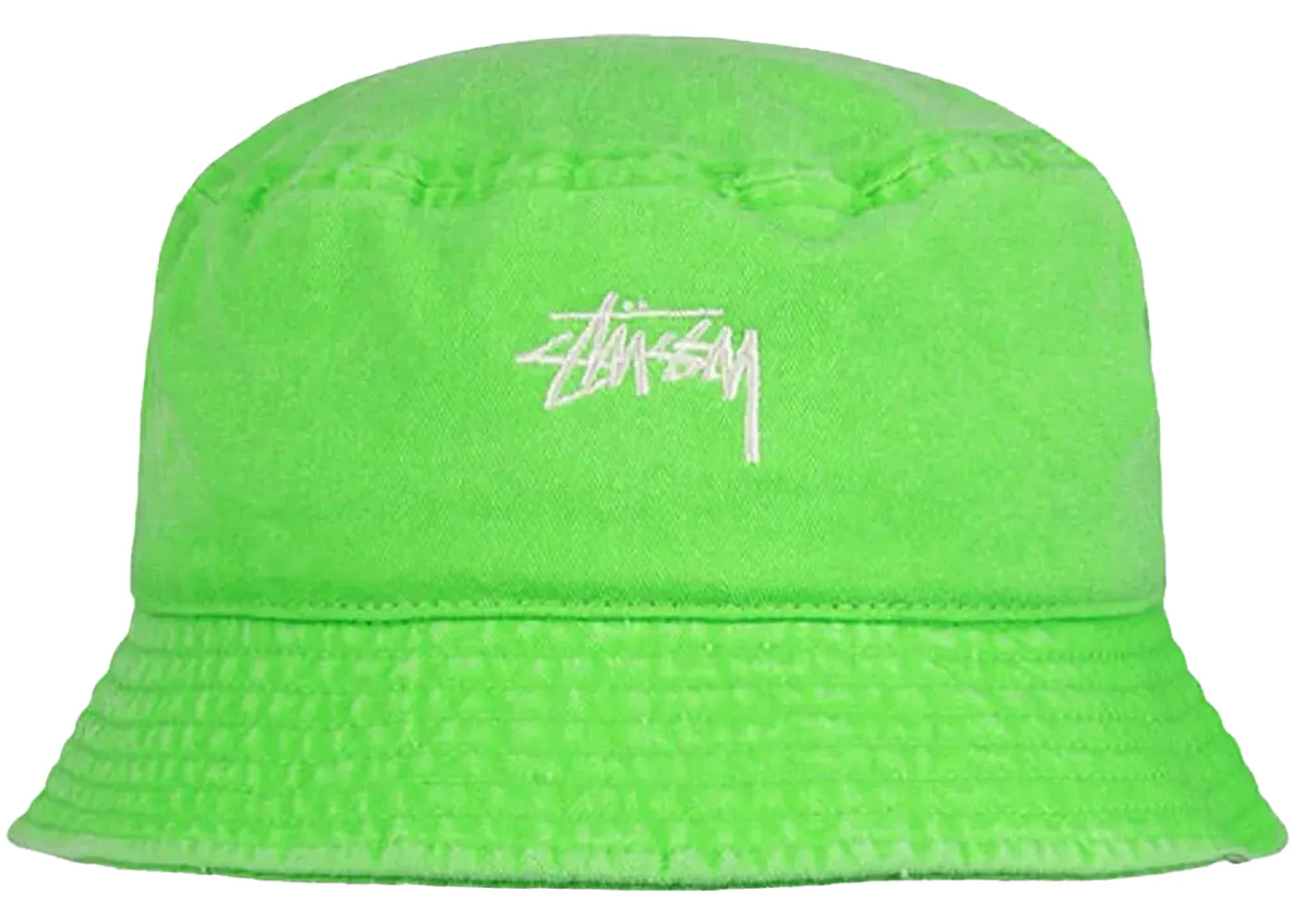 Stussy Washed Stock Bucket Hat Mint